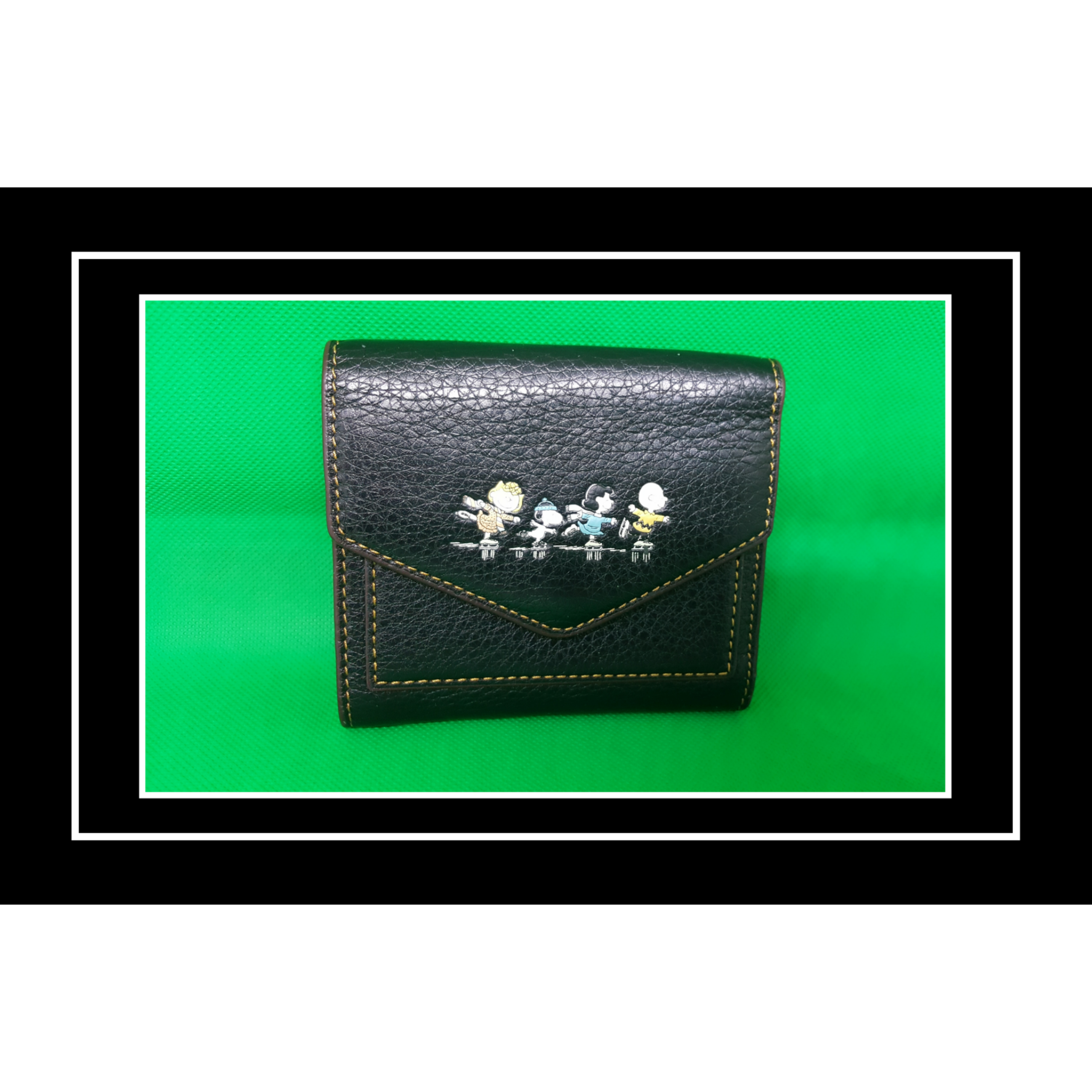 Coach Peanuts Charlie Brown Ice-Skating Bi Fold Wallet (Pre Owned) | Two  Sisters Antiques & Collectibles